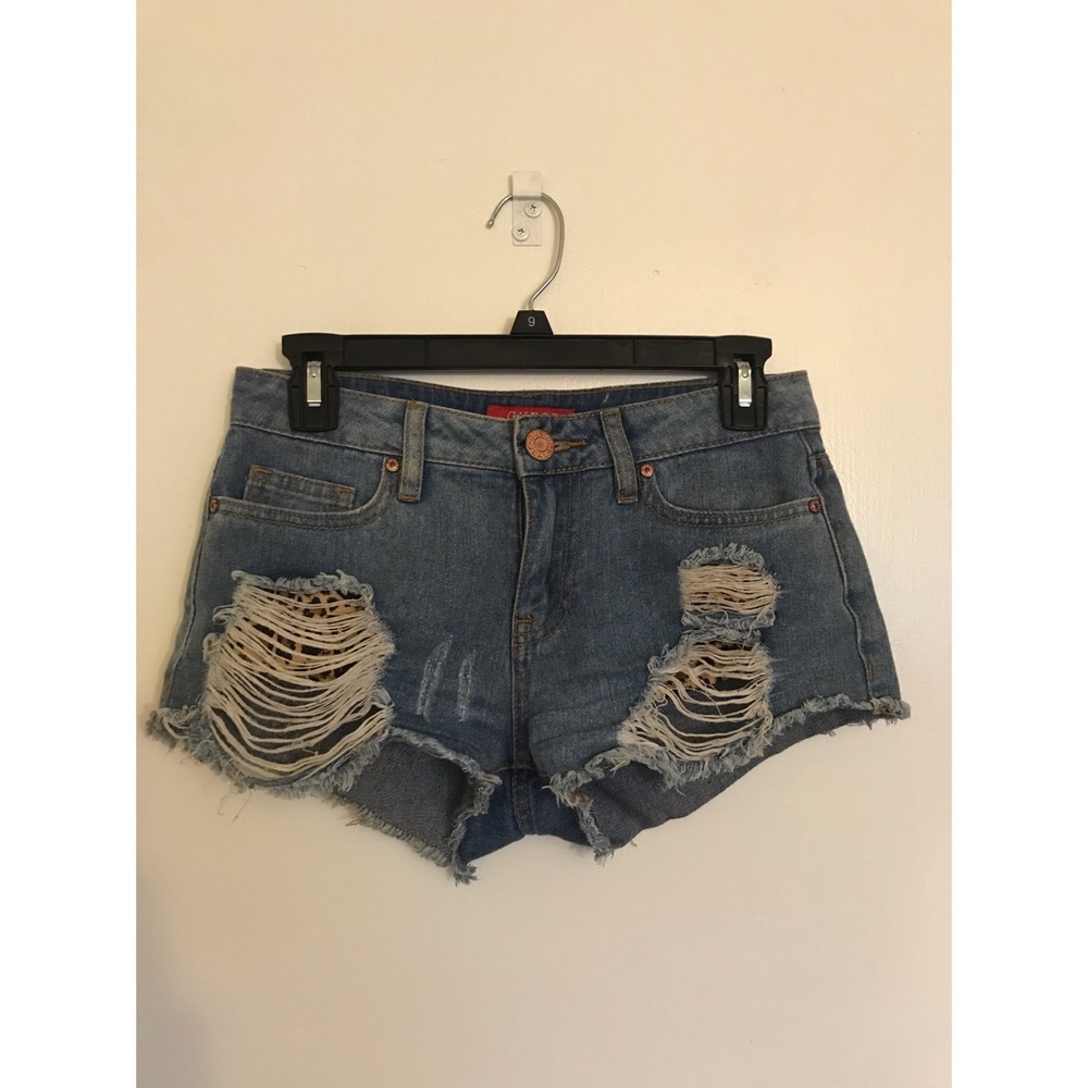 Gently used Guess jean shorts.